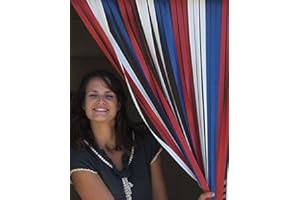 HOLLAND PLASTICS ORIGINAL BRAND Holland Plastics Caravan / Motorhome Door Curtain Bug and Fly Resistant Ideal for Caravans and Motorhomes - Red/White/Blue