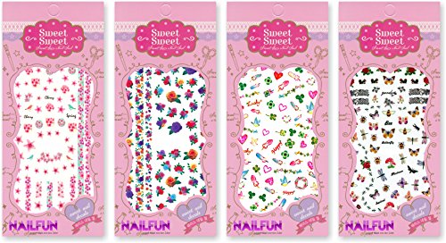 12 Packungen Maxi One Stroke Sticker Bögen – QJL-Serie – wunderschöne Motive - 3