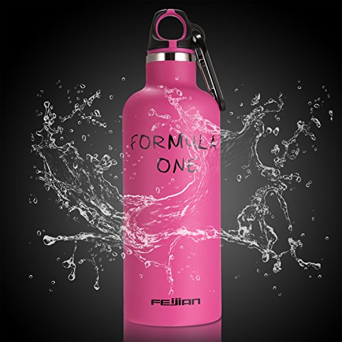 FEIJIAN Edelstahl-Trinkflasche WasserFlasche 500ml Thermosflasche für Kinder BPA Frei - 8