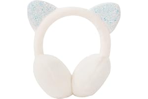 IHCEMIH Paraorecchie da Donna Bambina Fluffy Peluche Pieghevoli per Ragazze Bambini Unicorno Scaldaorecchie Termiche Protezione dal Vento Freddo Unisex Moda Accessori Esterno di Inverno per Sci Corsa