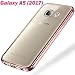 Produktbild Samsung Galaxy A5 2017 Hülle - Schutzhülle Tasche Durchsichtig Transparent Rand - Rosa