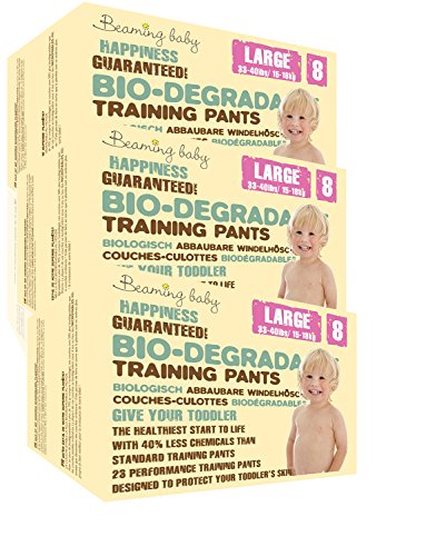 Pack Of 3 Beaming Baby Biodegradable Large Training Pants (Size 8) 69 Nappies