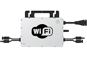 KLARBEIT Hoymiles HMS-800W-2T WiFi I PV Onduleur solaire 800 W 800 W pour centrale solaire de balcon I Hoymiles Onduleur pour module PV jusqu'à 500 W