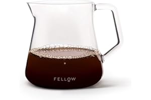Fellow Mighty | Caraffa piccola in vetro | Bricco per l'erogazione manuale di caffè o tè, decanter in vetro borosilicato, contenitore trasparente | 500 ml