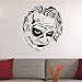 Produktbild Tianpengyuanshuai Kreative bösen Mann wandaufkleber Junge raumdekoration abnehmbare Selbstklebende Vinyl wandtattoo wasserdicht Dekoration Poster 45 cm X 58.5 cm