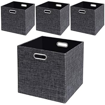 MaidMAX Aufbewahrungsbox aus Stoff in 6er-Set, Ordnungsbox Faltbox ohne