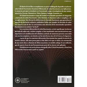 Cálculo fraccionario y ecuaciones diferenciales fraccionarias