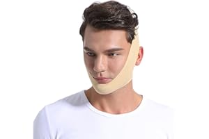 XBFOCNH Fascia Liftante per il Viso, V Doppio mento Per La Correzione Delle Rughe,Adatto per l'uso quotidiano,elastico rassodante per viso