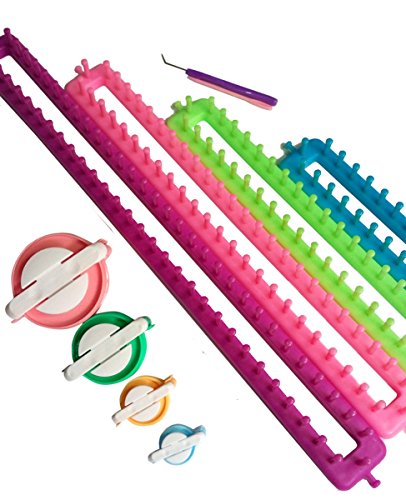 tmade redondo para tejer en telar de ropa larga Loom Set