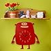 Produktbild Wanduhr Monster Biggy-Rot, Kinderuhr, Uhr für Kinderzimmer