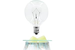 EQUSUPRO Bulb Replacement for Wax Melt Burner Warmer Accessories Globe 50 220V 25W E12 Base