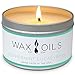 Produktbild Wachs und Öle Duft Soja Aromatherapie Kerzen – 8oz – Hand Made in den USA, Wachs, Peppermint Eucalyptus, 227 g