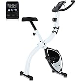 ISE Bicicleta estática plegable Cardio Training Fitness 8 niveles de resistencia magnética pantalla LCD Entrenamiento con sen
