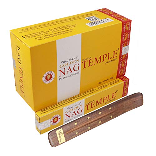 Vijayshree Golden Nag Temple Masala Agarbathi Bâtons d'encens 180 g