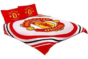 OFFICIAL MANCHESTER UNITED F.C. Manchester United FC „Pulse“ wendbares Bettwäsche-Set für Doppelbett