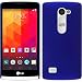 Produktbild PhoneNatic Case für LG Leon Hülle blau gummiert Hard-case + 2 Schutzfolien