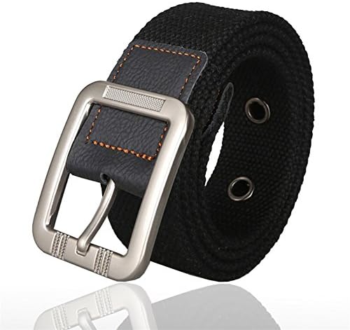 Canvas Belt,Military Style,Woven Webbing Cotton Jeans Belt for Men and Women