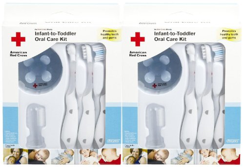 The First Years American Red Cross Infant to Toddler Oral Care Kit