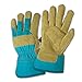 Produktbild Dirty Work dw23000 Damen Leder Palm Handschuhe, S/M, blau, 1