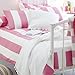 Runaway Coast Lighthouse Stripe Fuchsia Housewife Pillowcase