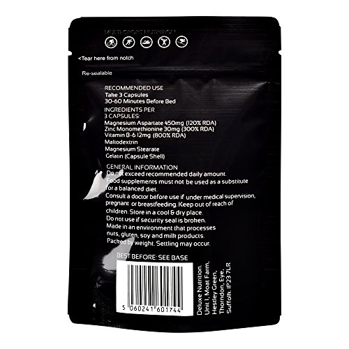 Zinc Magnesium B6 240 Capsules 500mg | Deluxe Formula | Upto 3 Months Supply | Contains Zinc for Testosterone Levels - Image 3