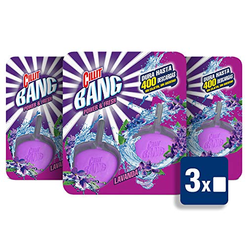 Cillit Bang WC Power&Fresh Lavanda 2 x 40g  - Paquete de 3