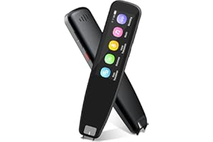 SCANADOC Stylo de Traduction, Scanner Stylo numérique OCR, Traduction vocale, 112 Langues pour l'apprentissage, pour Les Voyages, Stylo Dictionnaire, Lecteur de Livre