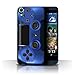 Produktbild Stuff4 Hülle / Case für HTC Desire 626G+ / Blau Muster / Playstation PS4 Kollektion