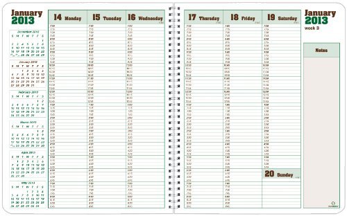 Blueline duraglobe Weekly planner, twin-wire, Black Hard Cover, 11 x 8.5 INCHES, Sugarcane Based Paper, c225.41t) by Blueline