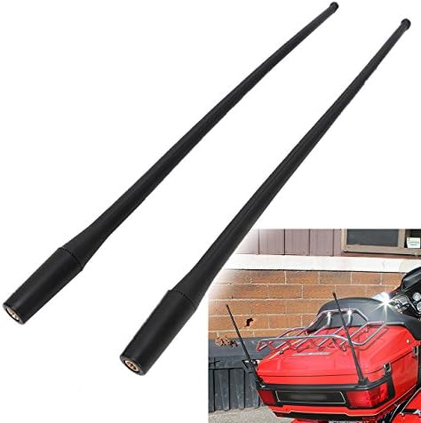 2 pcs Motorcycle Custom 13" Antenna Masts for Davidson Electra Road Street Tour Trike Ultra Classic 1989-2017