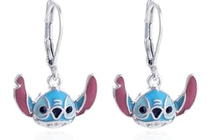 TTDCQQID Pendientes de Dibujos Animados, Pendientes para Niñas, Cartoon Pendientes, Pendientes Mujer, Joyas de Mujer Pendientes, Regalos de Cumpleaños para Niñas y Mujeres
