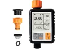 Water Timer, Outdoor Sprinkler Controller,Waterproof Hose Faucet Digital Watering Timer,Automatic Watering Irrigation Tool La