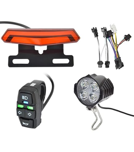 Per BBS01 BBS02 Kit di conversione bici elettrica 24V/36V/48V Faro