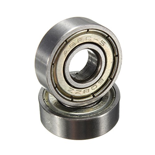 Kugellager – TOOGOO(R)10 Stueck 8 x 22 x 7 mm Skateboard Rollenblattlager Raeder ABEC-5 608ZZ - 4