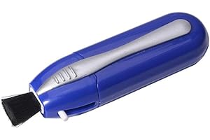 EZREAL 2PCS Brillenreiniger Set Peeps Brillenreiniger Pinsel für Brillen und Sonnenbrillen (Blau)