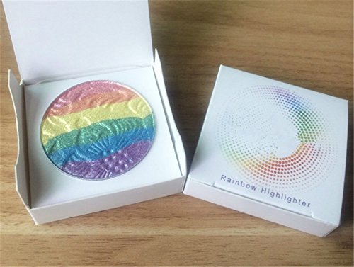 Regenbogen Kuchen Rainbow Highlighters Lidschatten Rouge Kontur Lidschatten Kosmetik Rouge, Makeup Regenbogen-Highlighter, Leuchtmarker-Palette, Makeup Palette Puder Regenbogen Kuchen, 6 Farben in 1 - 4