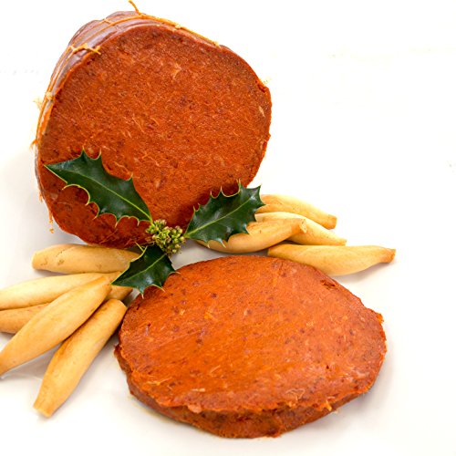 SOBRASADA ARTESANA IBÉRICA DE BELLOTA. Elaboración artesanal, curación tradicional y envasado al vacio para una mejor conservación. Peso aproximado 1-1,2 kg