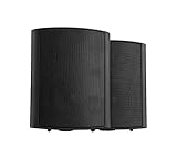 2-Wege HiFi-Wandlautsprecher Paar, Indoor und Outdoor geeignet, ideal zur einfachen Festinstallation an Decken und Wänden