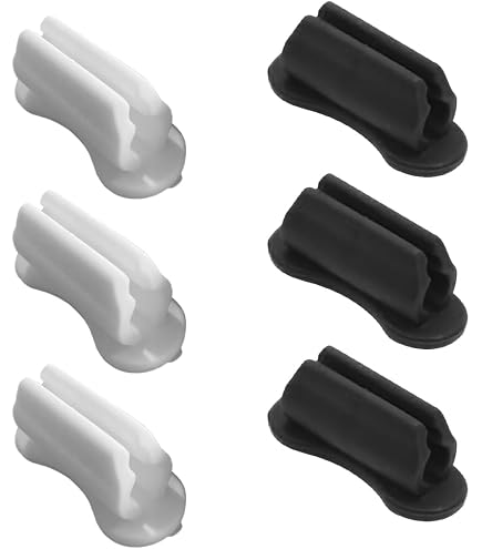 4 Portapenne Singoli In Acciaio Inox Con Molla Regolabile, Clip Girevole 360° Per Ufficio E Scuola