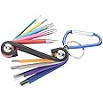 DANYANGY Multicolour Allen Key Set Folding Hex Key Set Multi-Function Hexagon Tool for Furniture Assembly, Bicycle Repair, Household