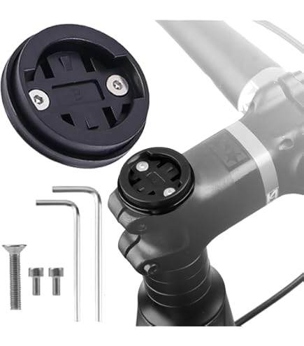 4er-Set Fahrradcomputer-Halterung Adapter – Schwarz, Universell Für Wahoo & Andere Computer