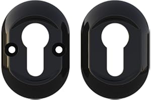 Ultion Sweet Escutcheon Keyhole Cover - Matching Door Furniture Available (Black)