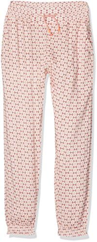 TOM TAILOR Kids Girl's Printed Harems Pants Trouser, Beige (Soft Light Beige 8587), 176