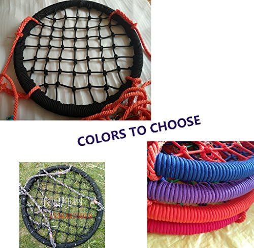 Kid Adults Nest Swing Seat(32") Hammock Pod with Adjustable Nylon-Rope Including Carabineer&amp;Hook (666Lbs)