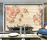 Europäisches Rosenhintergrundwandgemälde, 200Cmx140Cm