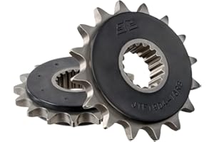 Jtsprockets JTF1904.16RB Pignon avant rembourré en caoutchouc Noir