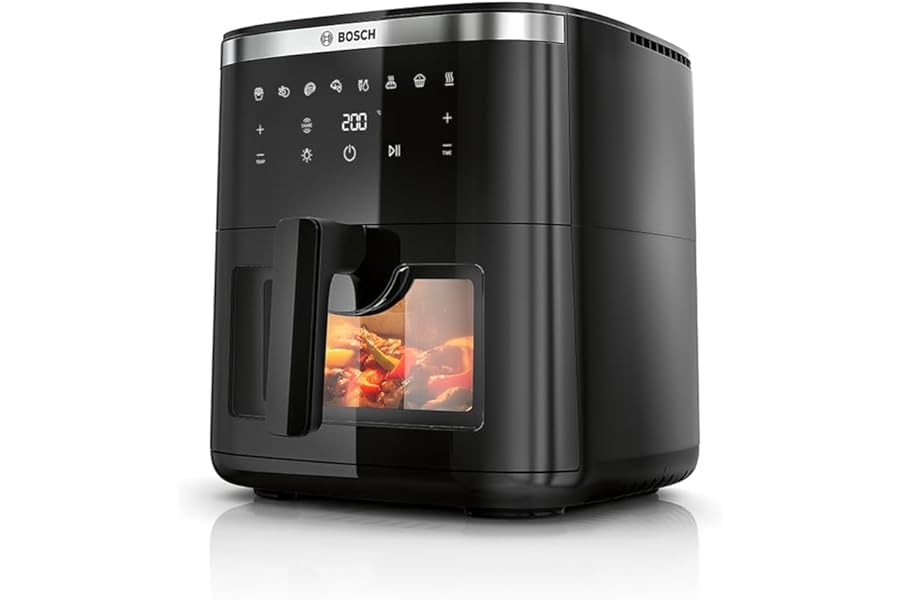 Bosch Series 6 Air Fryer MAF671B0, XXL Air Fryer, 7.2 L Capacity, 7 Preset Programs, Window on the Lit Basket, Cooking Up to 65% Faster, Black4.6 out of 5 stars716€109.99
