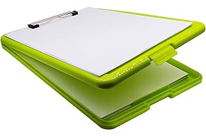 ‎SEEALLDE A4 Klemmbrett Kunststoff Klemmmappe Dokumente Zwischenablage Ideal für Krankenschwester Studenten, Lehrer, Büro, Konferenz, Bausteller, Fabrik