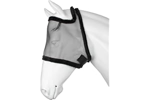Horka Anti Fly Mask Soft Mesh Earless Lightweight Horse Comfort Face Protection
