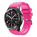 Produktbild squarex, Silikon-Ersatz-Armband für Samsung Gear S3 Frontier, sportlicher Stil, damen, rose, AS Show
